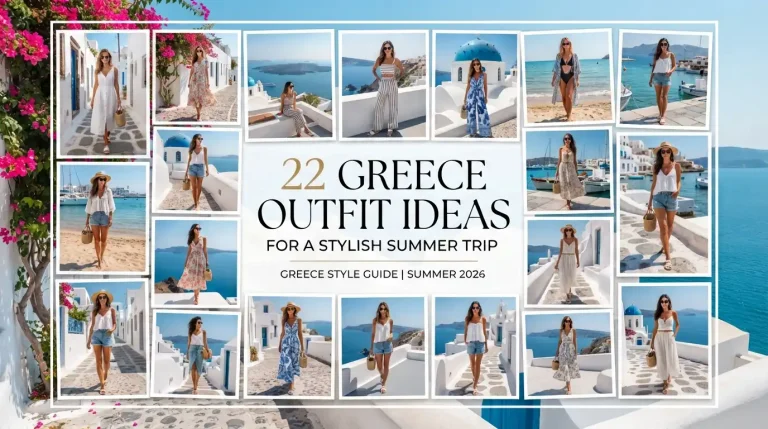 22 Greece Outfit Ideas for a Stylish Summer Trip