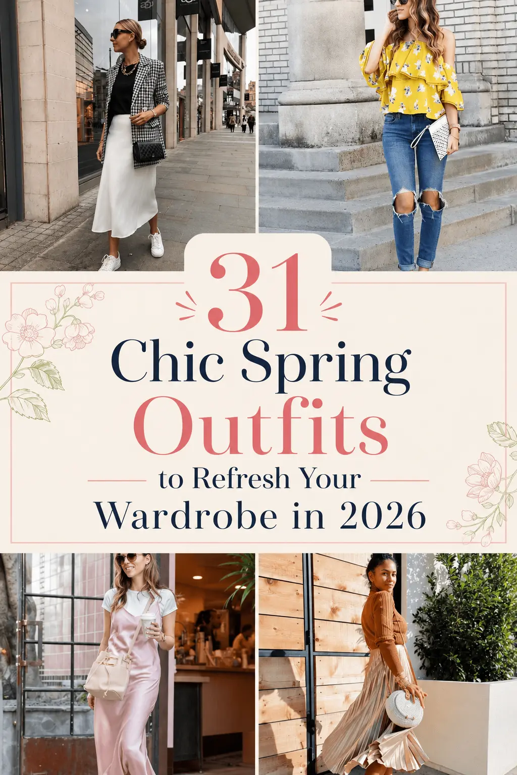 31 Chic Spring Outfits to Refresh Your Wardrobe in 2026
