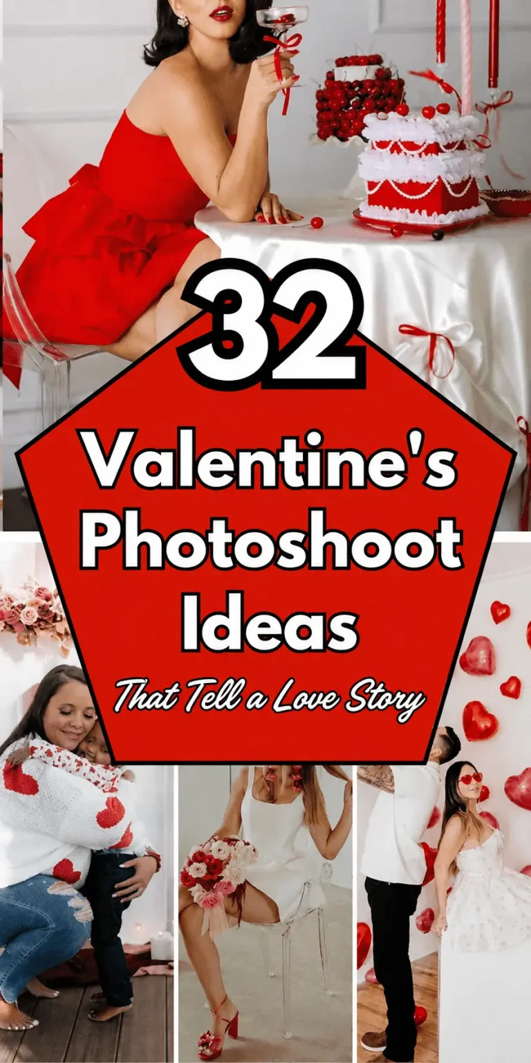 32 Valentine’s Photoshoot Ideas That Tell a Love Story